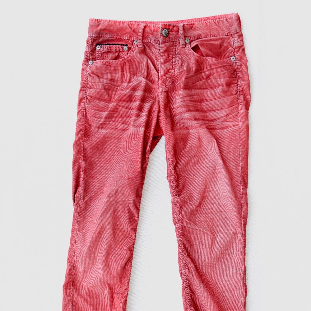 Stitch's Red Straight Leg Jeans